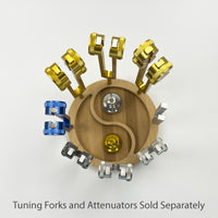 Eight-piece Yin Yang bamboo tuning fork holder product detail
