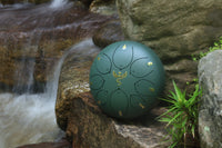 Life Force 8" Steel Tongue Drum - F Key - Vital Energy, Chi, Prana, Health, Shamanic Drum, Ethereal Drum Vibration, Tank Drum