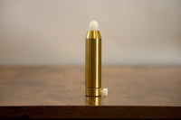432 Hz Weighted Gold Tuning Fork For Vibration - Attenuator Handle Extender with 10mm Crystal