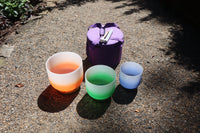 Myriad Melodies' Soft Light Partial Set Perfect Pitch (5 Cents) 432 Hz - 3pc or 4pc - 1 Case, 1 Mallet, 1 Suede Striker,