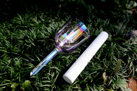 Solfeggio Pearls - 741 Hz and 963 Hz Solfeggio Perfect Pitch Handle Bowls - Suede Striker, Crystal Striker, Carry Case - Bio-field