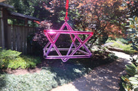 8" Multi-Color Merkabas - Sound Vibration - Musical Instrument With Crystal Striker And Padded Carry Case