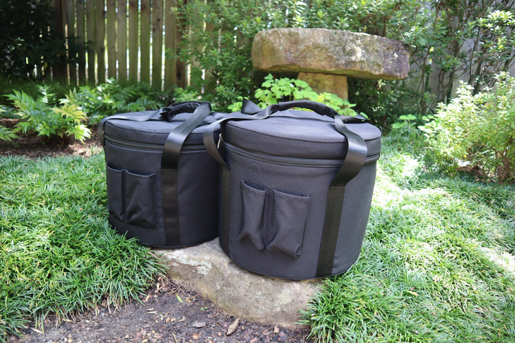 Myriad Melodies' Perfect Pitch (5 Cents) 432 Hz 6-12 Gravity Bowl Set - 2 Black Cases, Cushions, O-Rings, 2 Mallets 2 Strikers