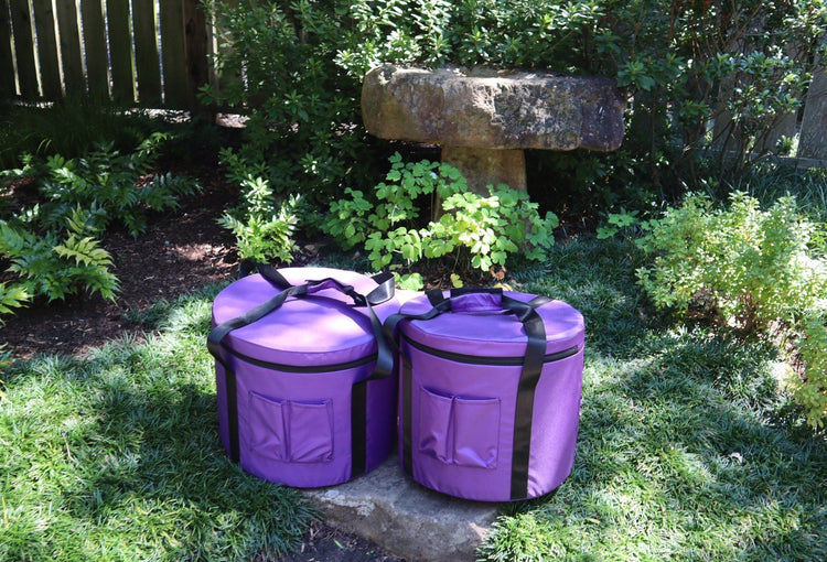 Myriad Melodies' Classic Rainbow Set Perfect Pitch (5 Cents) 432 Hz - 3pc or 4pc - 1 Case, 1 Mallet, 1 Suede Striker