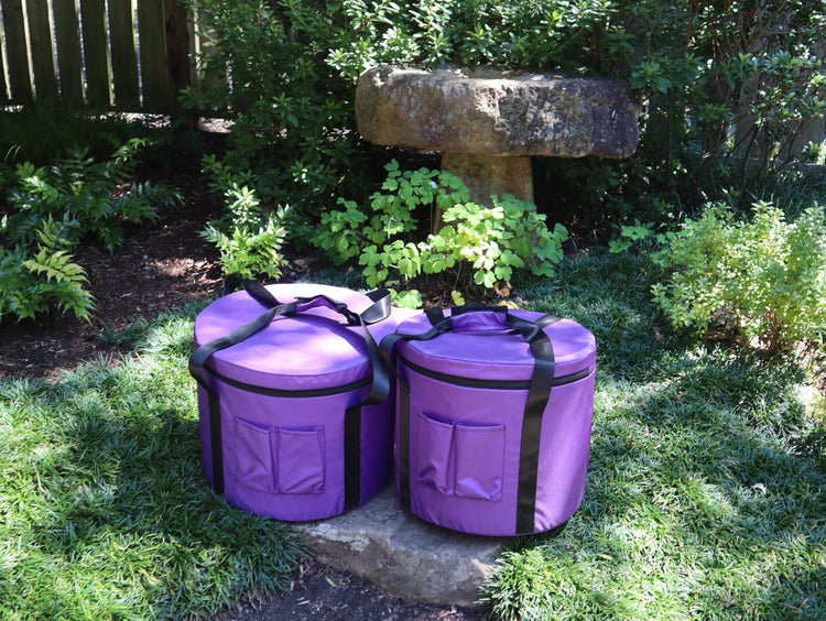 Myriad Melodies' Perfect Pitch (5 Cents) 432 Hz Chakra Symbol Singing Bowl Set - 10 Chakra Tuning Forks - 10 Crystal Attenuators - Cases