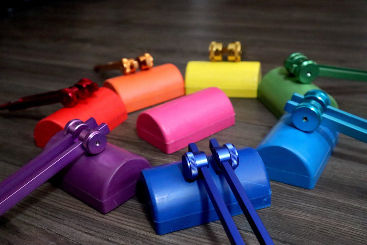 Colorful Acrylic Strikers - Select a Color to Match With Your Singing Bowls! Accessories to Use With Crystal Singing Bowls