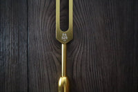 528 Hz Solfeggio Tuning Fork with Attenuator Extender - 10mm Crystal Attenuator - Lower Octave 528 Hz, Hematite, Black Onyx, Rose Quartz