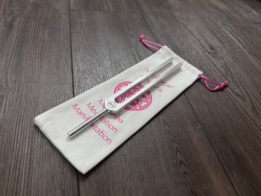 174 Hz Solfeggio Unweighted Tuning Fork For Vibration - Attenuator Extender - Massage, Acupressure, Sound Vibration