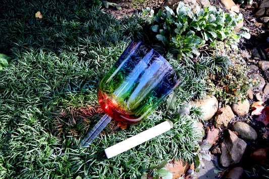 432hz 8" Rainbow Color Handle Bowl - Perfect Pitch - Premium Singing Bowl for Sound Vibration, Notes CDEFGABC#, Carry Case, Bio-field