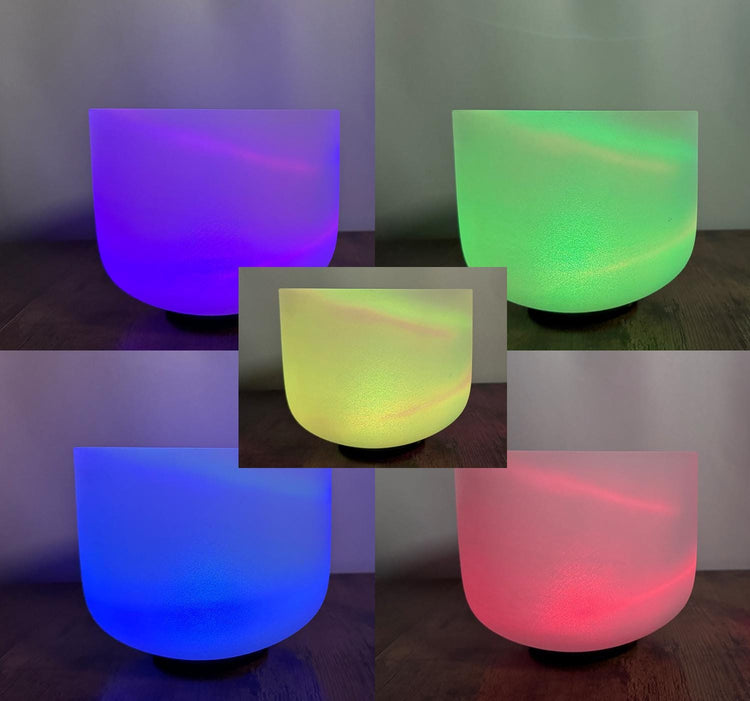 Rainbow Acrylic Striker - Rainbow Illumination Effect for Sound Baths, Performances, and Social Media Content - Singing Bowl Accessory