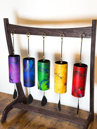 4pc or 5pc Walnut Stand for Melody Chimes