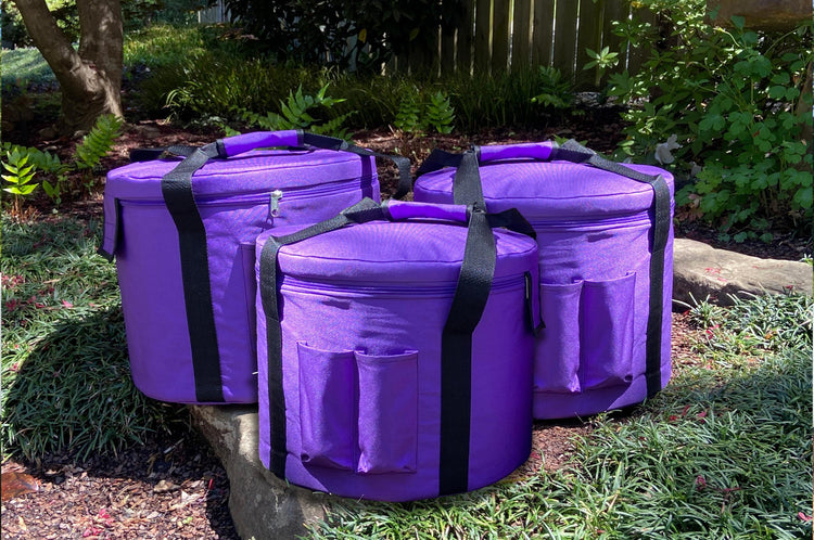 Myriad Melodies' 9-piece Perfect Pitch (5 Cents) 432 Hz Heaven and Earth Crystal Singing Bowl Set With 3 Cases - 2 Suede Strikers, 2 Mallets