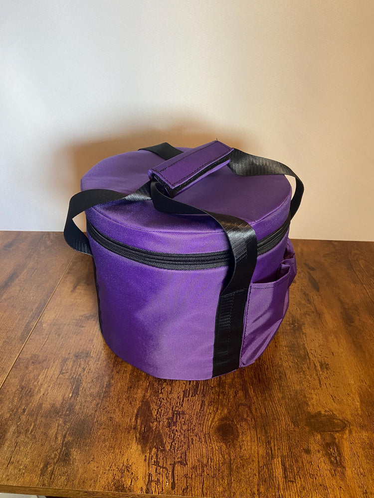 Purple Aura - 10" Crystal Singing Bowl and Soul Purpose Tuning Fork - 432 Hz Perfect Pitch F-Note w/ Bag Bundle, Mallet, Purple Case