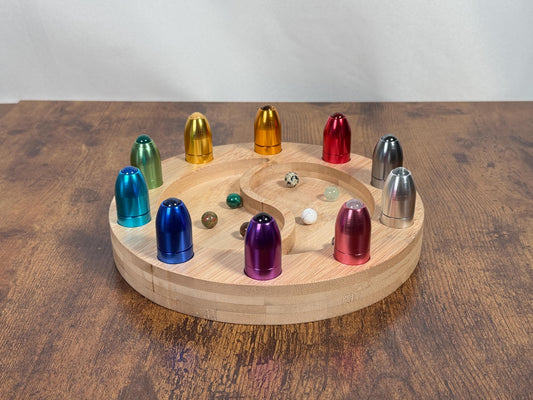 10pc Holder for Crystal Massage Attenuator Handle Set - Holds Gemstone Boots with Tuning Forks Attached for Easy Storage and Retrieval