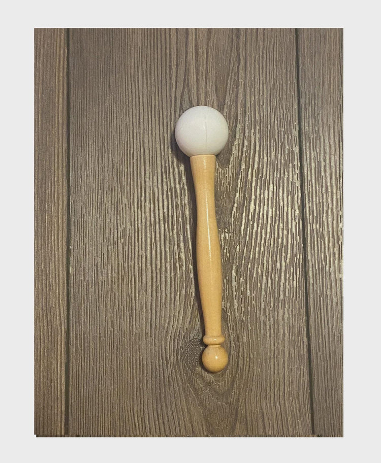 432Hz 8" Sacral Chakra D Note 99.9% Quartz Crystal Singing Bowl - 5 Cents Perfect Pitch, Frosted, Rubber Mallet, With Case