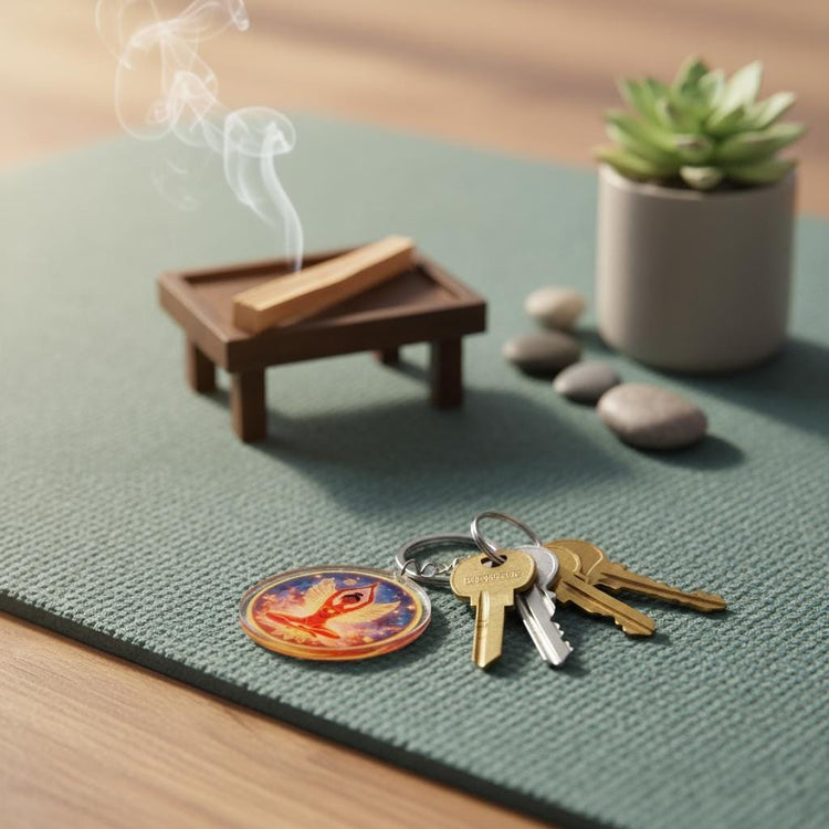 Dakini - Mystical Acrylic Keychain: Unique Gift For Him or Her, Spiritual Symbols