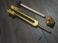 Myriad Melodies' Earth Star 68.05 Hz Tuning Fork with Premium Weighted Boot for Reflexology, Acupressure, and Bone-tuning Techniques