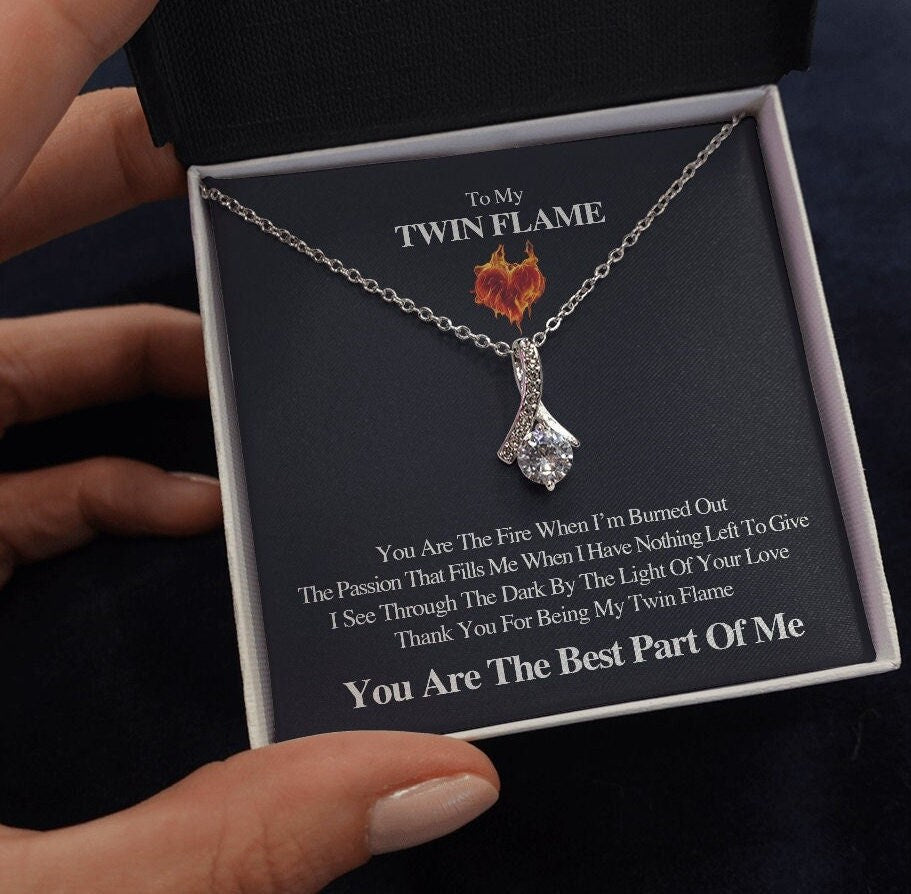 Twin Flame - Gift For Her, Gift For Him, Romance, Anniversary, Gift