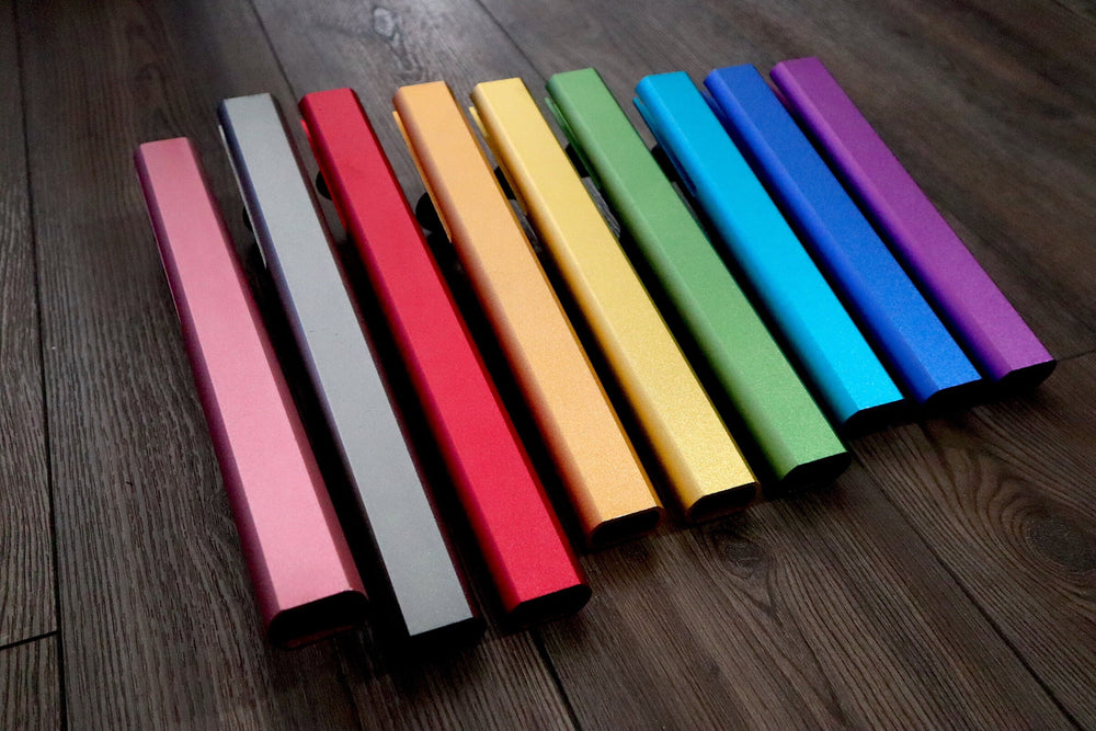 Myriad Melodies' Solfeggio Tubes - Self-Activating - Full Set Of 9 Frequencies For Vibration, Metal Case, Bio-field, Sound Vibration