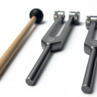 Gray Yin and Yang weighted tuning fork set — graphite finish product view 6