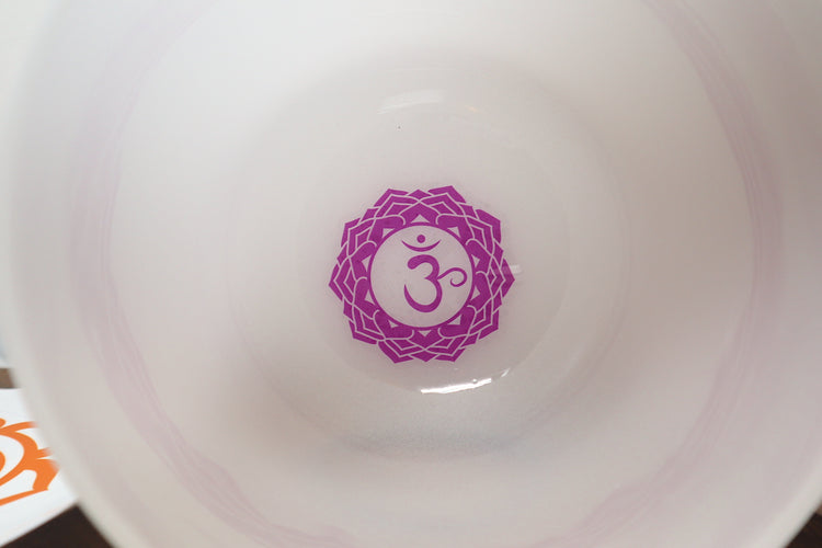 Chakra Engram Decals - Turn Any Frosted White 7pc Singing Bowl set Into A Chakra Printed Set - Performances, Symbolism, Visualization