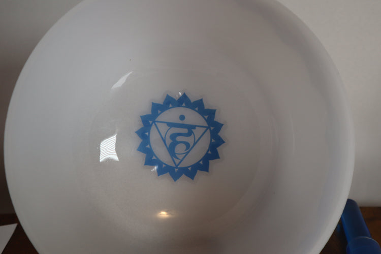 Chakra Engram Decals - Turn Any Frosted White 7pc Singing Bowl set Into A Chakra Printed Set - Performances, Symbolism, Visualization