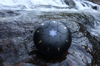 Metatron's Cube 8" Steel Tongue Drum - F Key - Sacred Geometry, Energy Shift, Shamanic Drum, Ethereal Drum Healing, Tank Drum