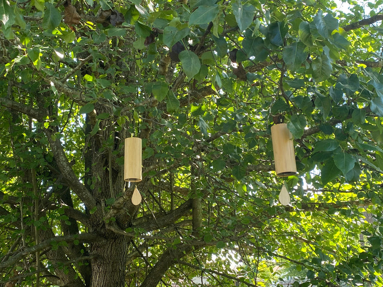 Melody Chimes 4pc Set - Played By The Wind All Elements Included Earth, Air, Water, Fire - Windbell, Sound Vibration