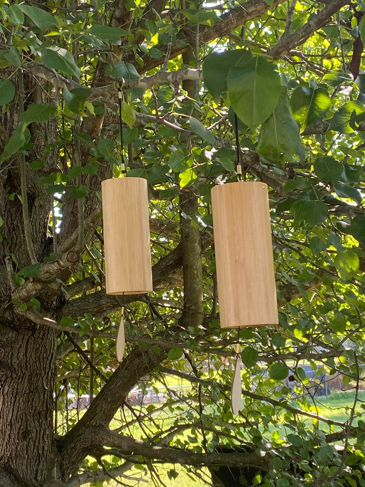 Melody Chimes 4pc Set - Played By The Wind All Elements Included Earth, Air, Water, Fire - Windbell, Sound Vibration
