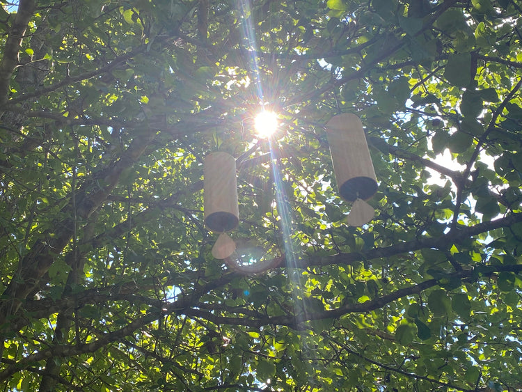 Melody Chimes 4pc Set - Played By The Wind All Elements Included Earth, Air, Water, Fire - Windbell, Sound Vibration