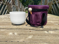 528hz Gravity Bowl - Solfeggio Love Frequency, 8” C Note, Sound Vibration, Padded Carry Case, Striker, Mallet, and O-ring