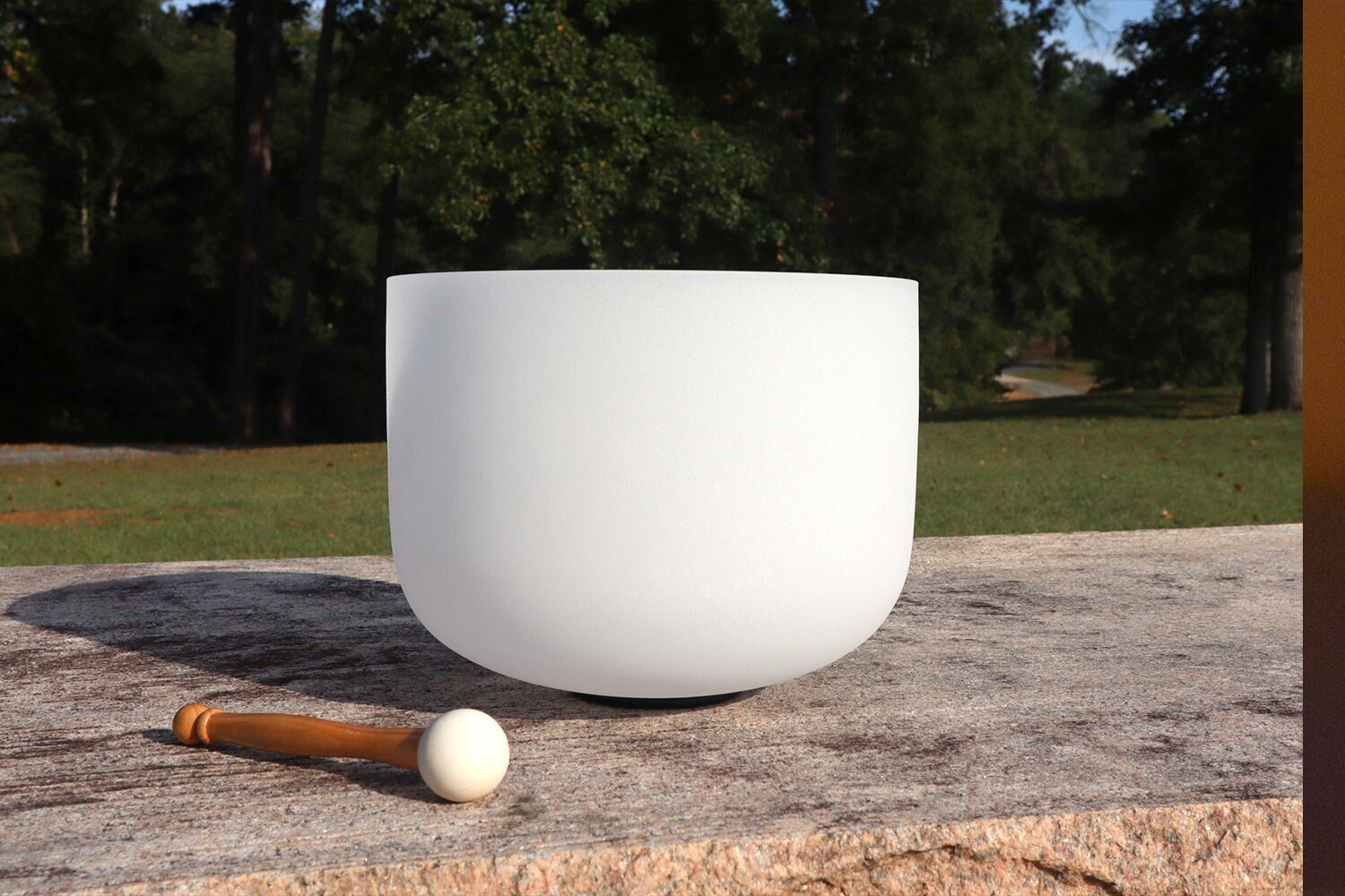 432 Hz 12" Crystal Singing Bowl - 99.99% Quartz Crystal - One Mallet and O-ring