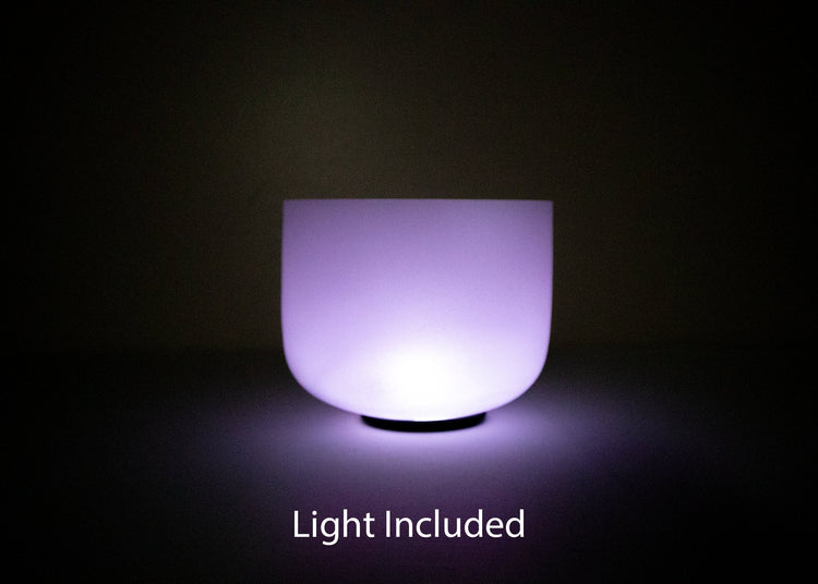 432 8" Morganite, Amethyst, Sapphire Gemstone Infused with Chakra Tuning Fork - Perfect Pitch 432Hz - F B or A-Note, Cushion, Carry Case