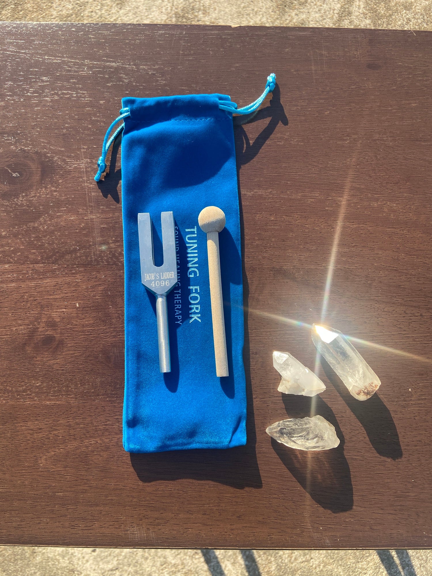 Crystal Resonator 4096 Hz - Vibration Crystals - Professionally Tuned .25 Hz - Angel Tuner, Gemstone Points, Crystal Vibration Kit