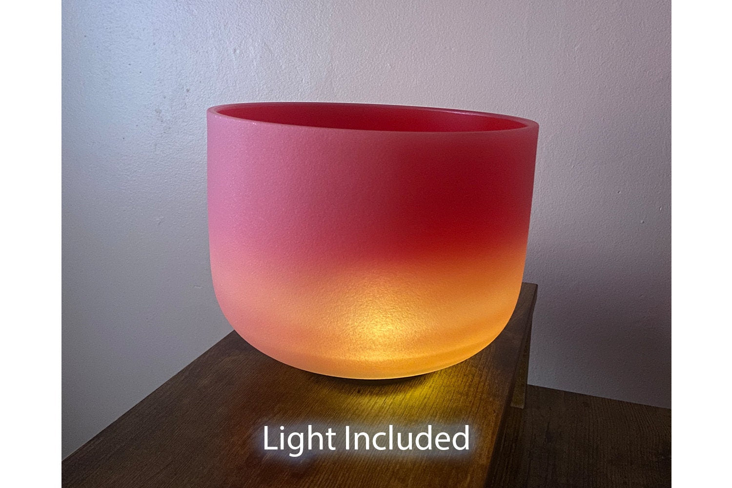 Horizon - 528Hz 8" Root Chakra C Note 99.9% Quartz Crystal Singing Bowl, Rubber Mallet, With Padded Carry Case, 174 Hz Solfeggio Tuning Fork