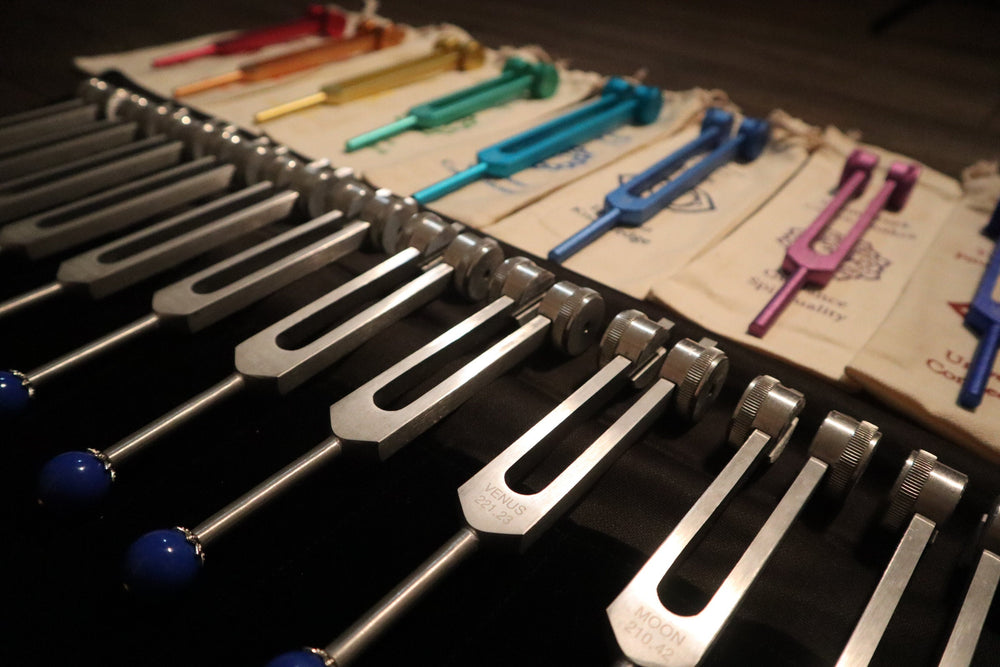 20pc Solfeggio and Planetary Tuning Fork Bundle - Professionally Tuned .25 - Astrology, Solfeggio, Sound Vibration, Bio-field