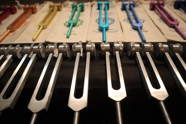 20pc Solfeggio and Planetary Tuning Fork Bundle - Professionally Tuned .25 - Astrology, Solfeggio, Sound Vibration, Bio-field