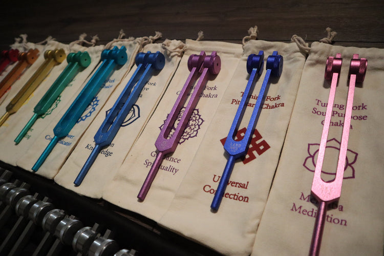 28pc Solfeggio, Chakra, and Planetary Tuning Fork Kit - Professionally Tuned .25 - Astrology, Planetary Influences, Solfeggio, Chakras