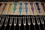 24pc Human Biology And Solfeggio Tuning Forks - Professionally Tuned .25 - Bio-field, Sound Vibration, Vibration