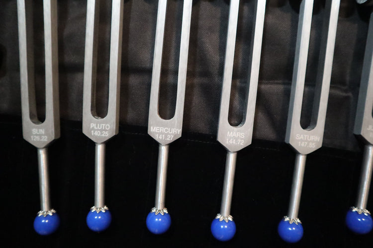 28pc Solfeggio, Chakra, and Planetary Tuning Fork Kit - Professionally Tuned .25 - Astrology, Planetary Influences, Solfeggio, Chakras
