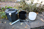 432 Hz Gravity Bowl, 3rd Eye Bowl, and 528 Hz Solfeggio Tuning Fork Bundle - Solar Plexus and 3rd Eye Chakra Bowls, Mallet, O-Ring, Case