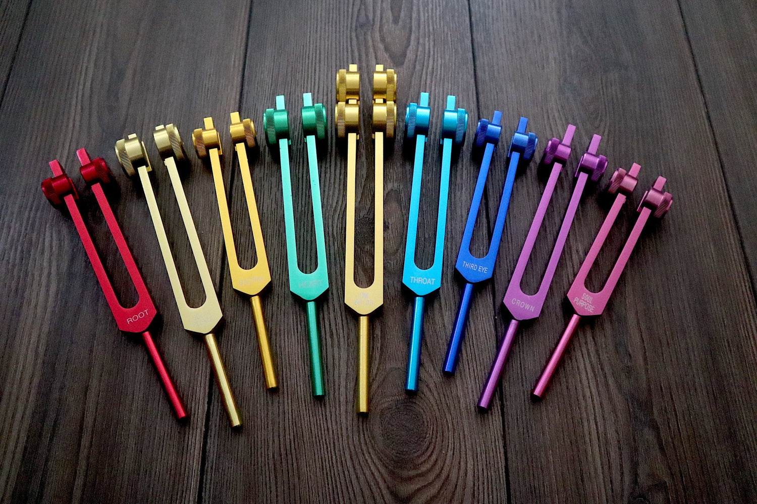 Individual Chakra Tuning Forks