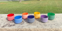 Luminous Chakra 8" Bowl - 432 Hz 99.99% Quartz Crystal Singing Bowl - 5 Cents Perfect Pitch, O-ring, Mallet
