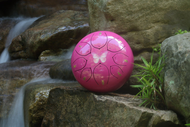Rebirth 8" Steel Tongue Drum - F Key - Symbol of Rebirth and Transformation, Shamanic Drum, Ethereal Drum Vibration, Tank Drum
