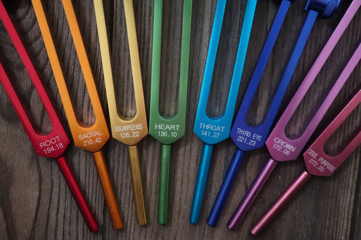 34pc Solfeggio, Human Biology, and Chakra Tuning Fork Kit - Professionally Tuned .25, Bio-field, Vibration