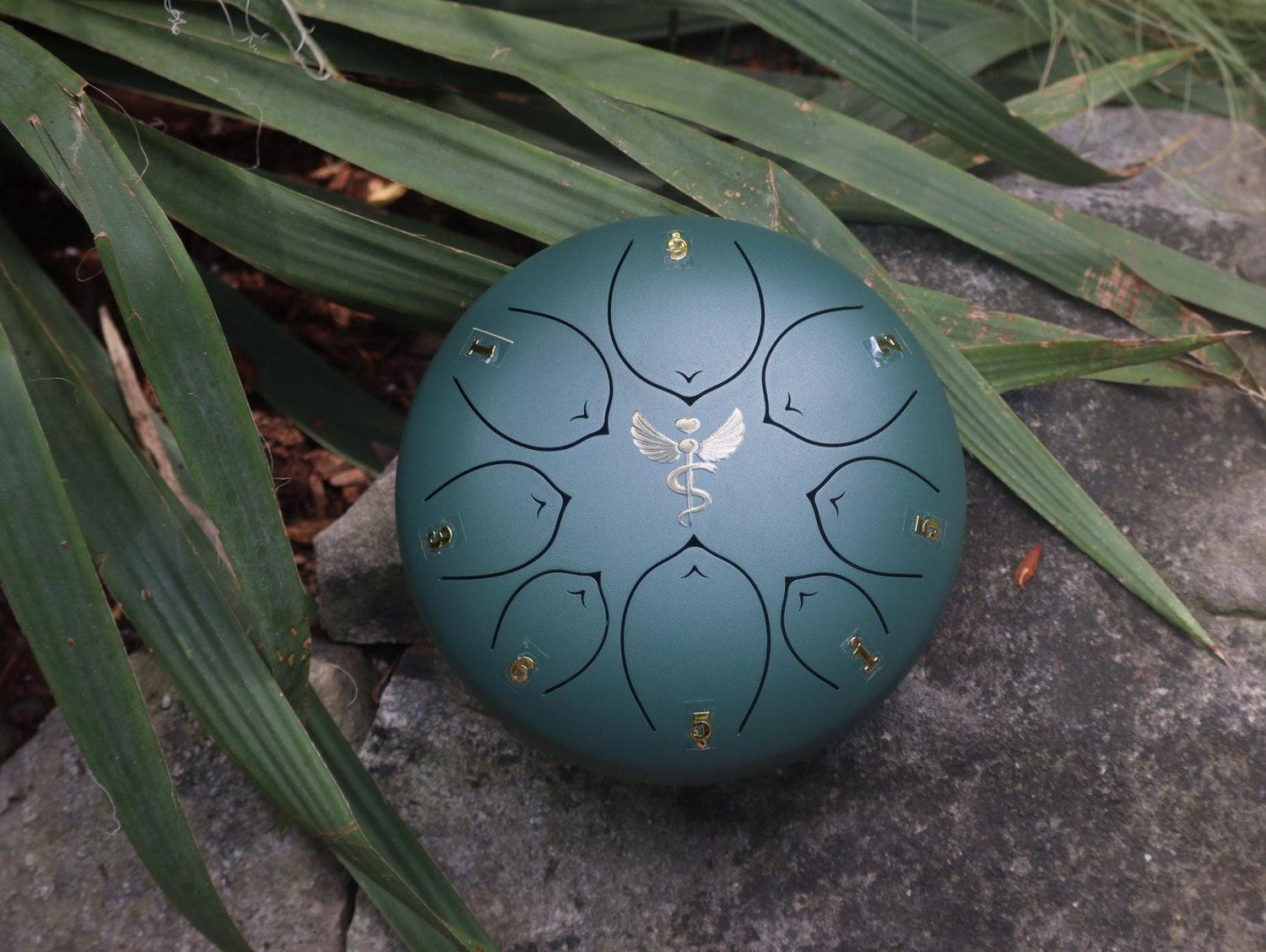 Life Force 8" Steel Tongue Drum - F Key - Vital Energy, Chi, Prana, Health, Shamanic Drum, Ethereal Drum Vibration, Tank Drum