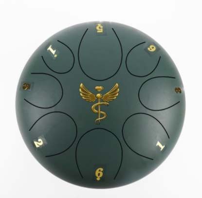 Life Force 8" Steel Tongue Drum - F Key - Vital Energy, Chi, Prana, Health, Shamanic Drum, Ethereal Drum Vibration, Tank Drum