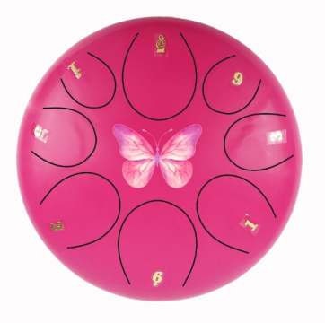 Rebirth 8" Steel Tongue Drum - F Key - Symbol of Rebirth and Transformation, Shamanic Drum, Ethereal Drum Vibration, Tank Drum