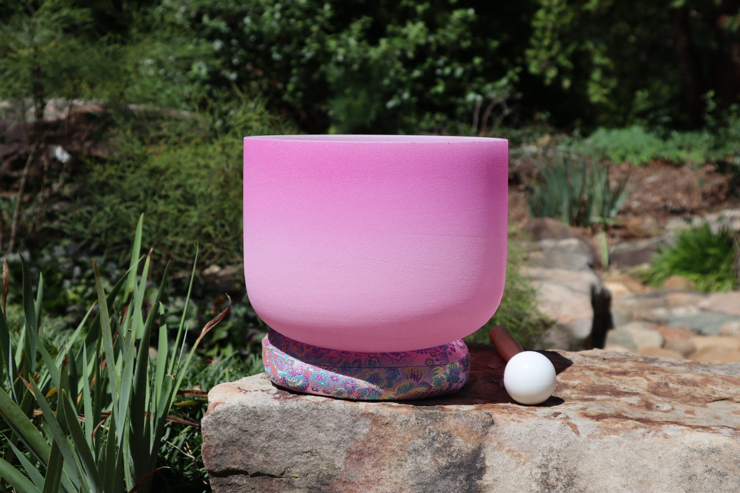 10" High Vibrational Heart Chakra Crystal Singing Bowl 432Hz, Merkaba Soul Purpose Tuning Fork, Carry Bag, Sound Vibration, Gift For Her