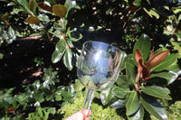 528 Hz Clear Handle Bowl - Premium Singing Bowl for Sound Vibration, 4.25" Solfeggio 528 Hz, Bio-field